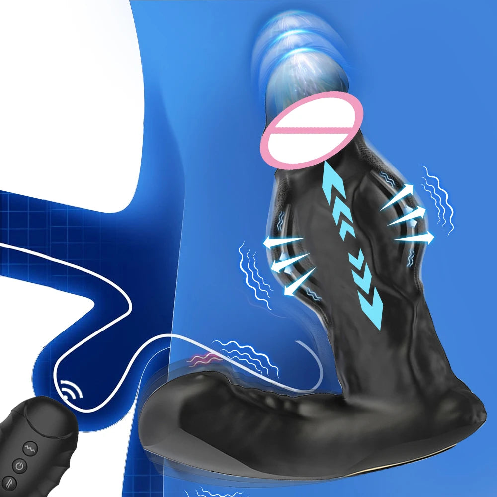 Wireless Remote-Control Simulation, Dildo Vibration, Massager Female Clitoris, G point, Anal Stimulation Adult Sex Toy for Women
