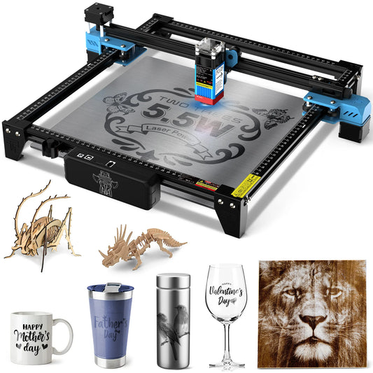 TTS-55 40W Laser Engraver Machine DIY Frame Fast High Precision Cut For Metal Wood Stainless Steel Cutter TTTS-10 PRO