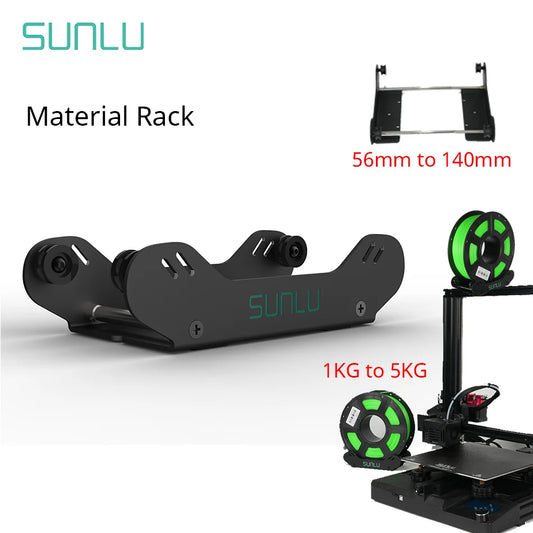3D Printer Filament Holder, Precision Adjustable 3D Filament Mount Rack Adaptive for 1KG/2KG/5KG Spool