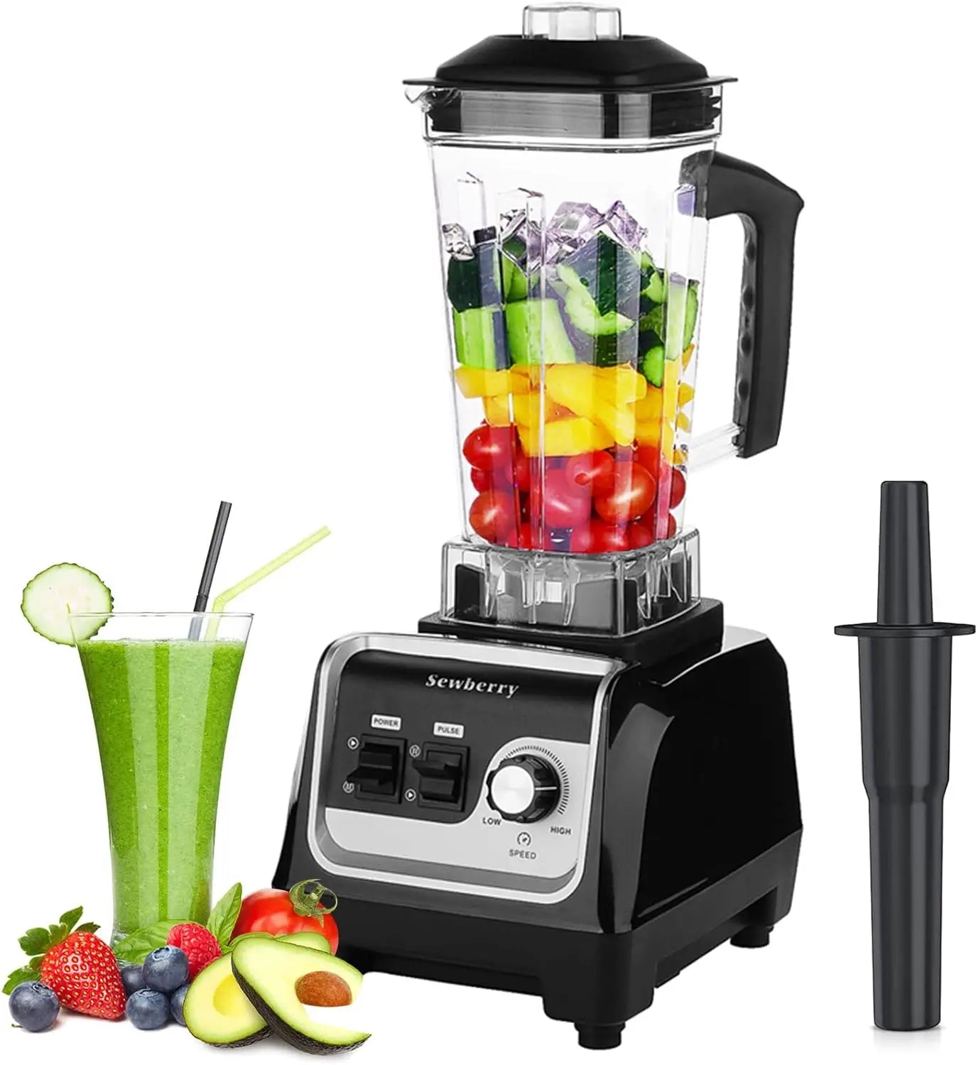 Professional Countertop Blender for home and commercial use, 2200W High Speed Smoothie Blender for Shakes and Smoothies