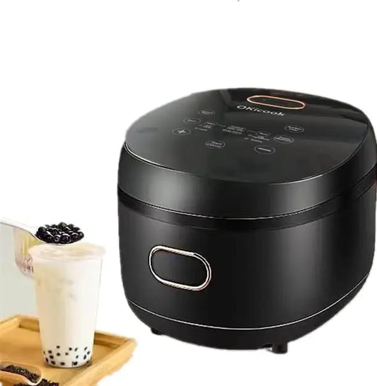 Boba Cooker Commercial Boba Pot 5L Automatic Pearl Tapioca Cooker for Boba Tea & Bubble Tea & Milk Tea Touchscreen 110V