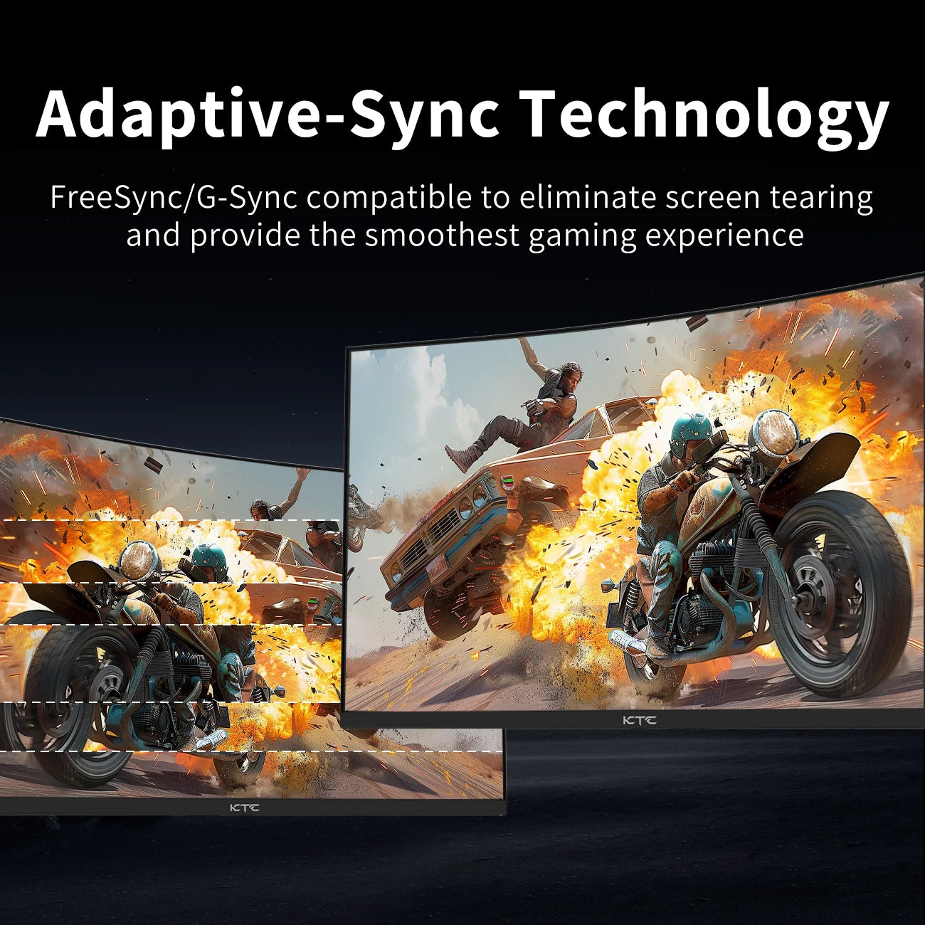 24 inch 1500R Curved Gaming Monitor 165Hz 1ms FHD 1080p VA Tilt Adaptive Sync HDR 110% sRGB DP/HDMI,VESA for Gaming Home Office