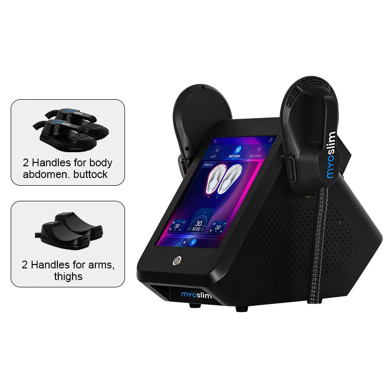 RF Slimming EMS Body Sculpting Muscle Stimulation, 6500W Device Professional Grade Fat Reduction Toning Technology for Spa