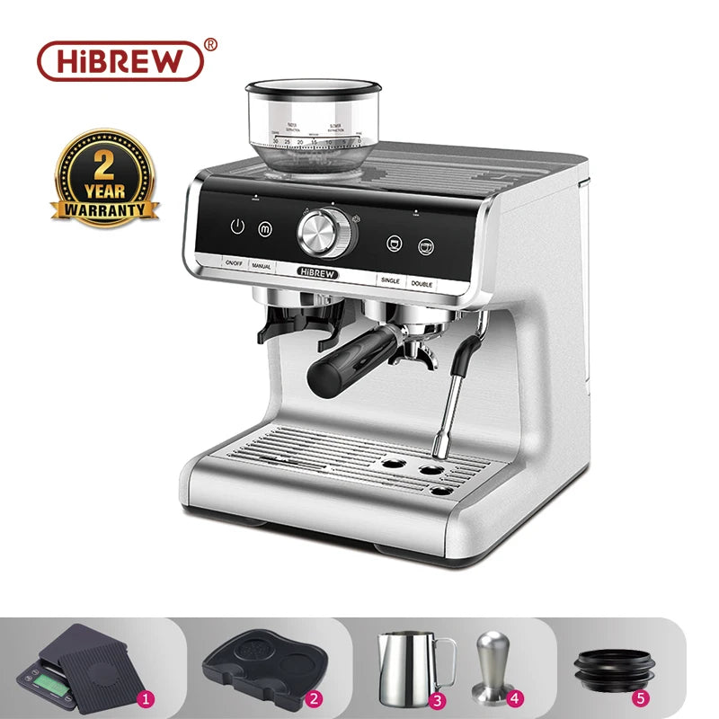Barista Pro 20Bar Bean to Espresso, Cafeteria Commercial Level Coffee Machine with Full Kit for Cafe Hotel Restaurant