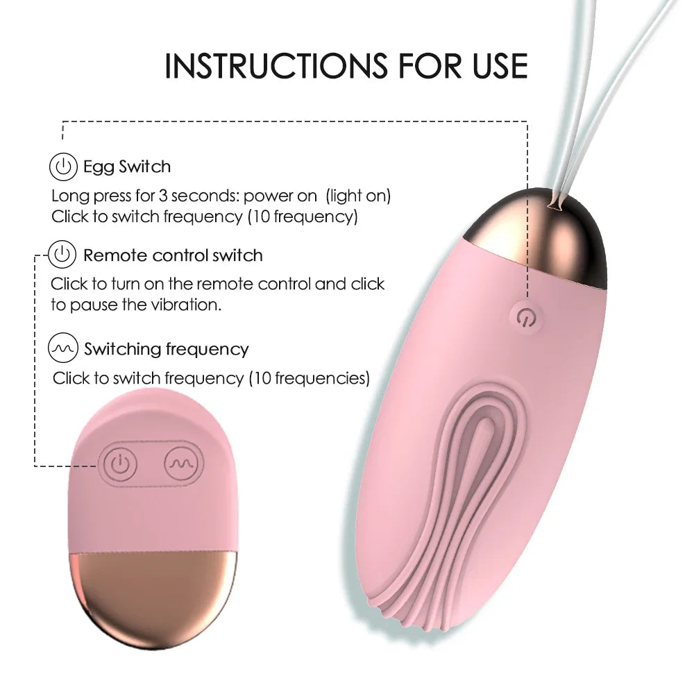 Wireless Remote-Control Vibrator for Women, G Spot, Vibrating Egg, Clit Vaginal Massage ,Female Panties Wearable Sex Toys Adult 18+