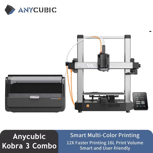 3 Combo Multi-Color FDM 3D Printer Max 600mm/s Printing Speed Build Size 250x250x260mm