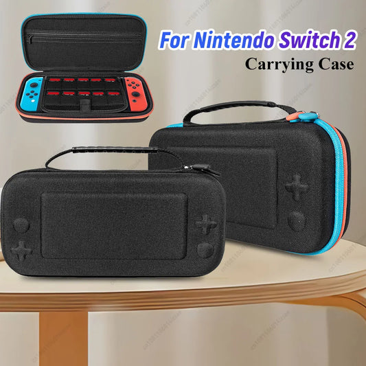 For Nintendo Switch 2 Handheld Game Console Carrying Case Portable Storage Bag Shockproof Protective Bag Pouch Games Accessories