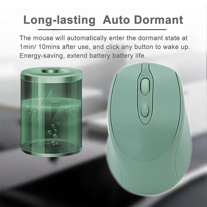 Wireless Mouse, Rechargeable Dual-mode Mouse, Comfortable Ergonomic Design, With Usb Receiver, Portable Silent Mouse