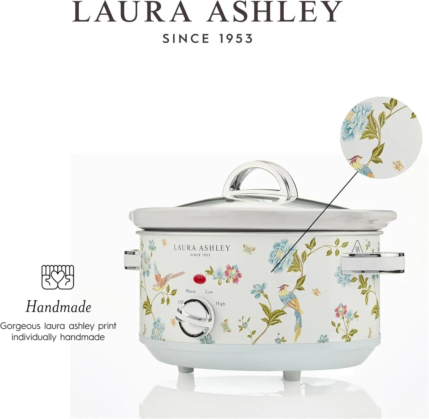 Slow Cooker - Large Slow Cooker 3.7 QT for 4 to 5 People - Energy Efficient Slow Cookers with 3 Heat Settings - Dishwasher Safe