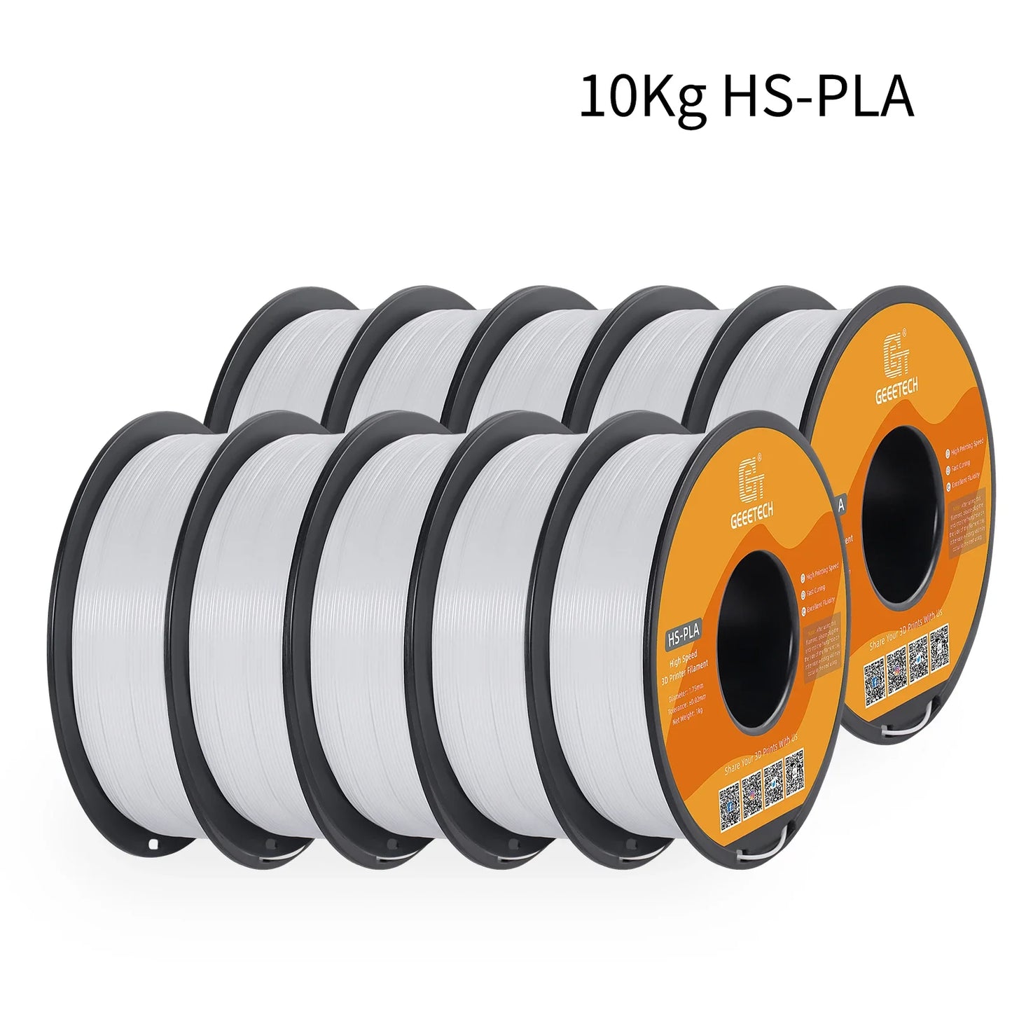 10Kg High Speed PLA 3d priner Filament 1kg 1.75mm, faster curing & printing speed, higher printing quality
