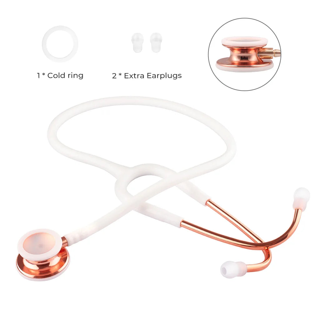 Double Sided Medical Stethoscope Doctor Stethoscope Professional Portable Cardiology Stethoscope Medical Equipment Nurse Vet