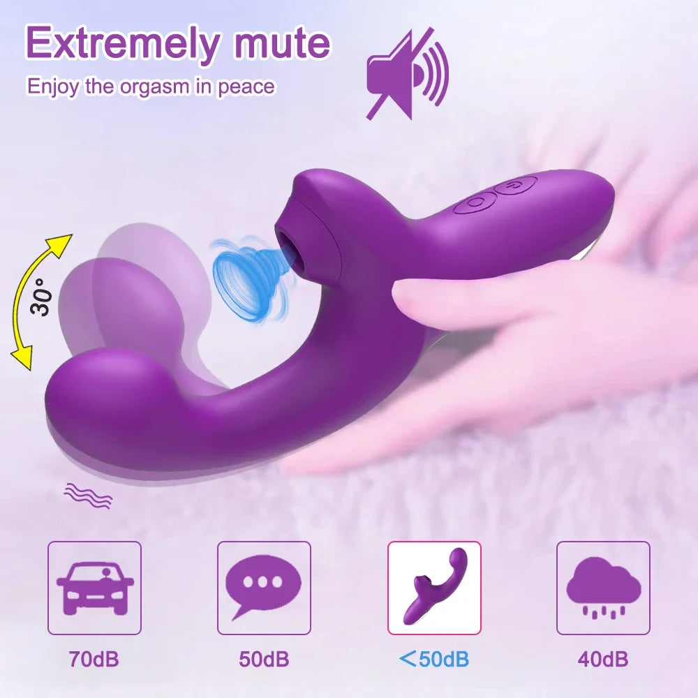 Sex Toy G Spot, Sucking Vibrator for Women, Clitoris Stimulator Vibration Dildo Vibrator Penetration Vagina Vibrator Toys