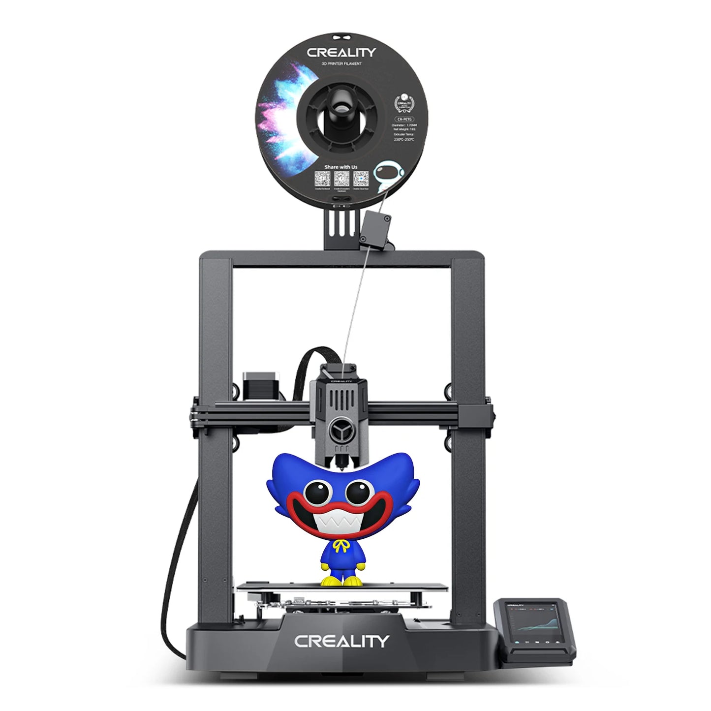 3D Printer 500mm/s Fast Printing Speed Smart Creality OS X-Axis Linear Rail Double Fans Smart Ul 60W