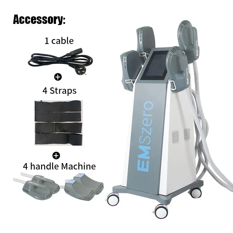 High Intensity, Vibration Pulse Electromagnetic Body Shaping, Professional Muscle Growth, and Fat Burning Machine