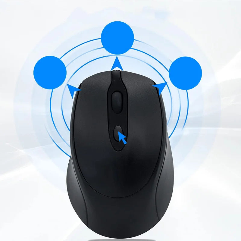 Wireless Mouse, Rechargeable Dual-mode Mouse, Comfortable Ergonomic Design, With Usb Receiver, Portable Silent Mouse