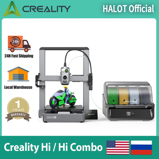 Hi Combo 3D Printer Support Multi-Color 3D Printing Fully Automated Filament Detection All Metal Frames 3D Priner