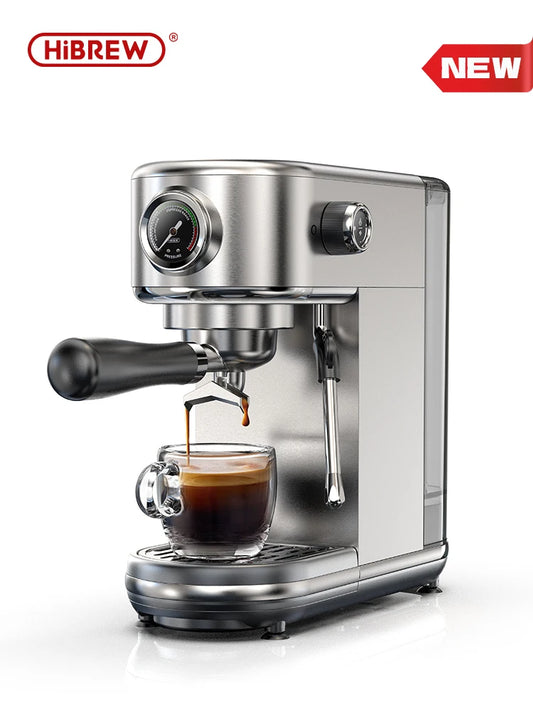 20Bar Semi Automatic Espresso Coffee Machine Temperature Adjustable Cold/Hot Super Slim Coffee Maker Cappuccino H10B